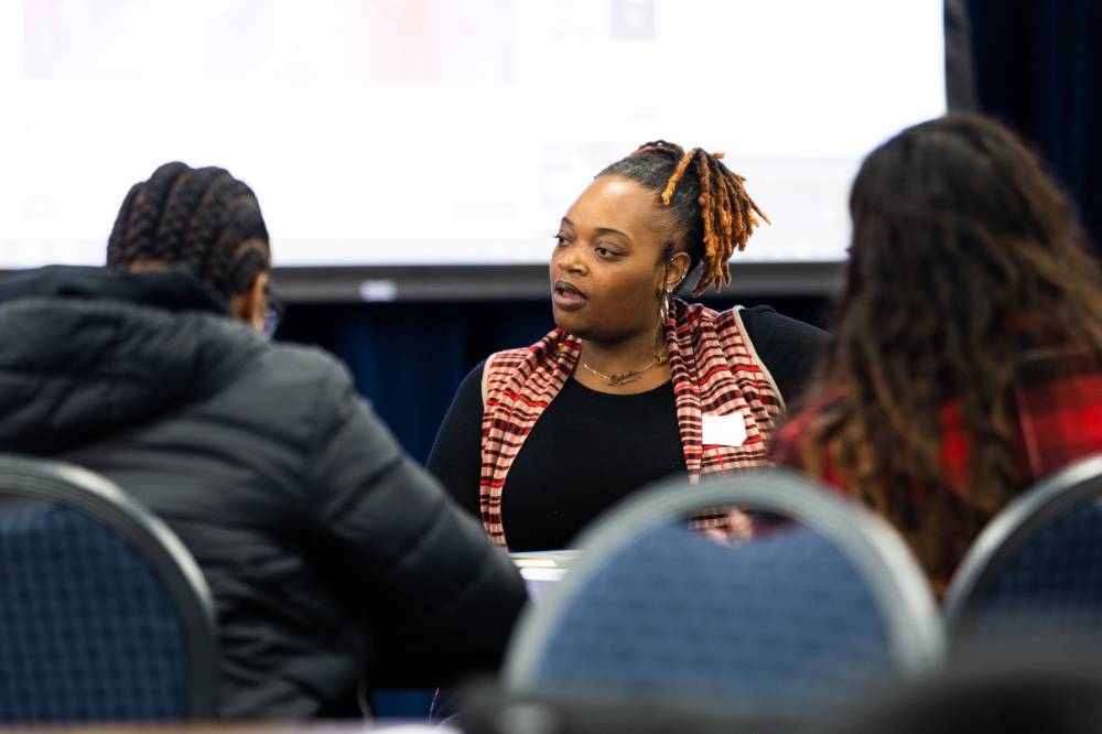 mentors engaging at the mentor mixer 2022